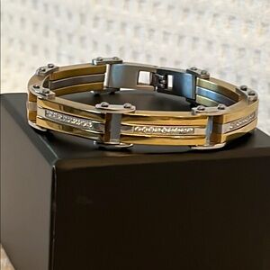 Men's Two tone stainless steel Bracelet